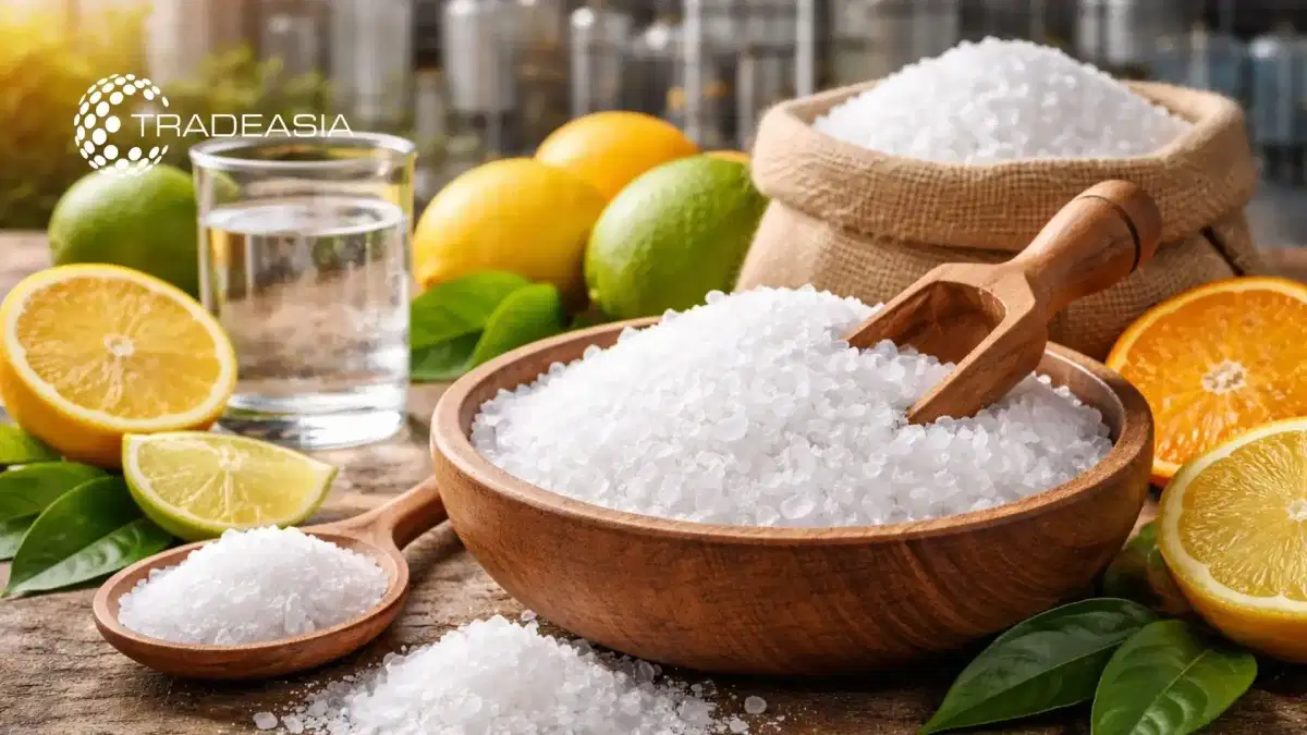 Monohidrato de ácido cítrico: la fuente inagotable y versátil de los alimentos