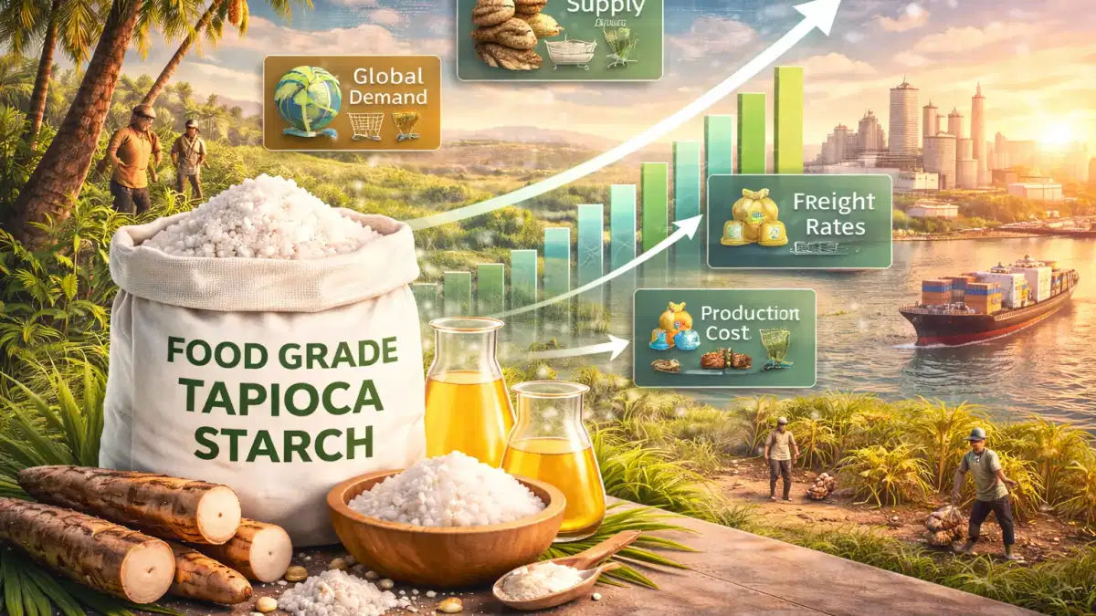 Guía de referencia de precios de almidón de tapioca de calidad alimentaria