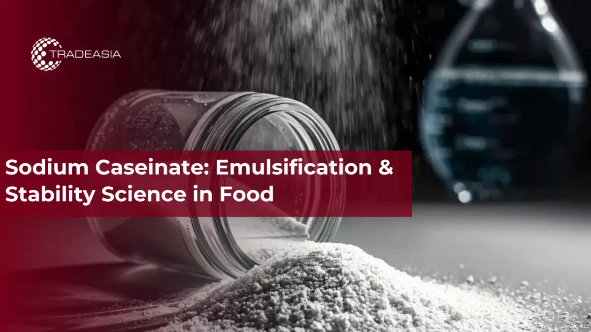 Caseinato de sodio: ciencia de la emulsificación y la estabilidad en los alimentos