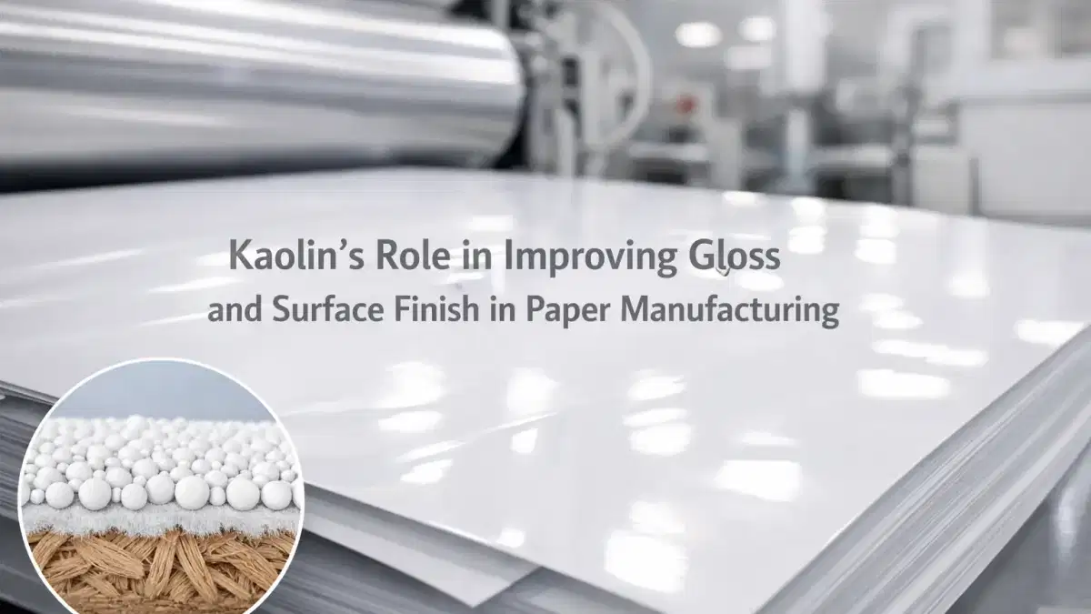 El papel del caolín en la mejora del brillo y el acabado superficial en la fabricación de papel