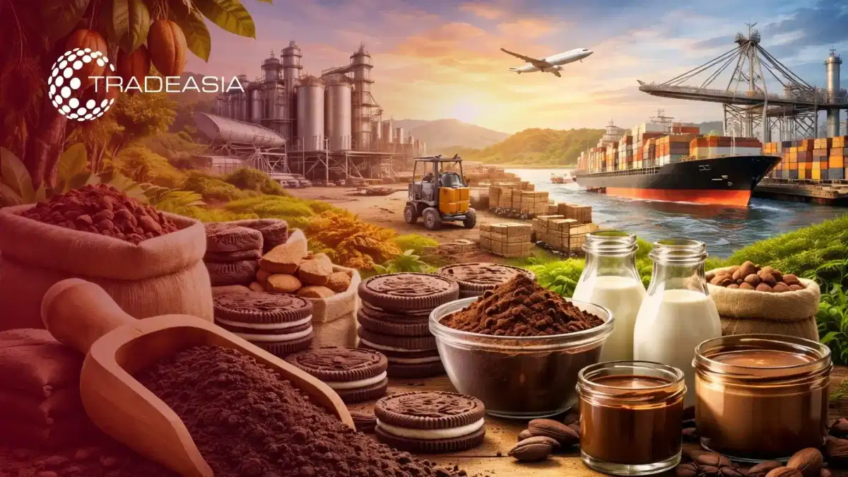 Abastecimiento de cacao negro alcalinizado en polvo para los fabricantes de alimentos de Asia