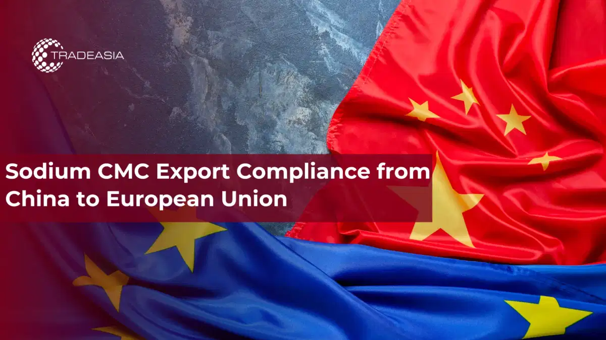 Cumplimiento de exportación de CMC de sodio de China a la Unión Europea