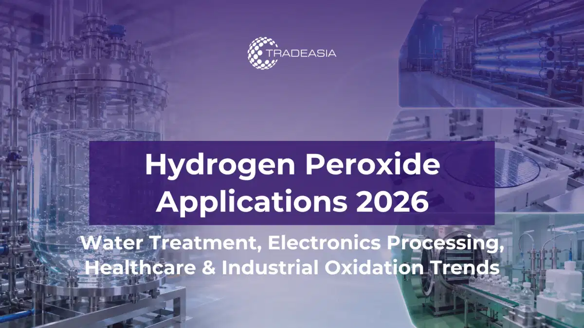 Aplicaciones del peróxido de hidrógeno en 2026: agua, electrónica y atención médica