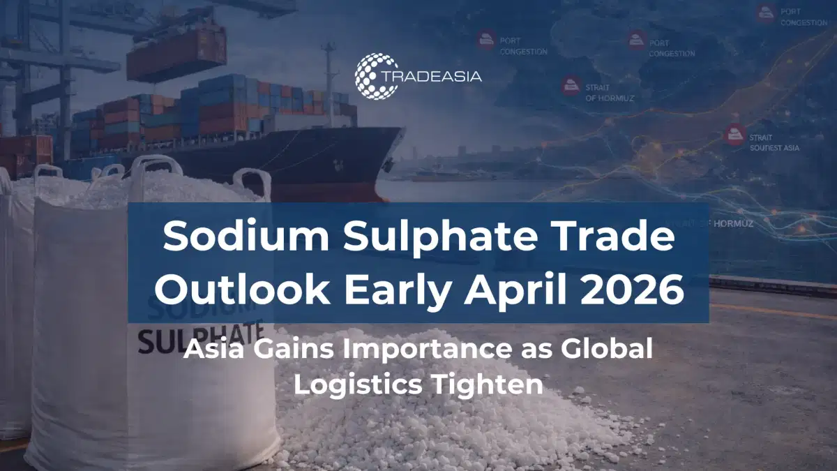 El comercio de sulfato de sodio se desplaza hacia Asia en medio de desafíos logísticos globales